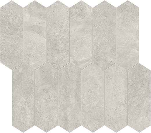 Anciano Grigio Honed 2"x6" Picket | Marble | Floor/Wall Mosaic