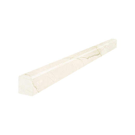 Avorio Crema Honed .5"x12" Deco Bar | Marble | Trim