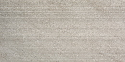 Bedrock Almond Natural 12"x24" Lined Deco Almond | Color Body Porcelain | Wall Decorative