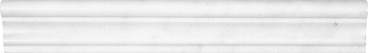 Bianco Venatino Honed 2"x12" Chair Rail | Marble | Trim