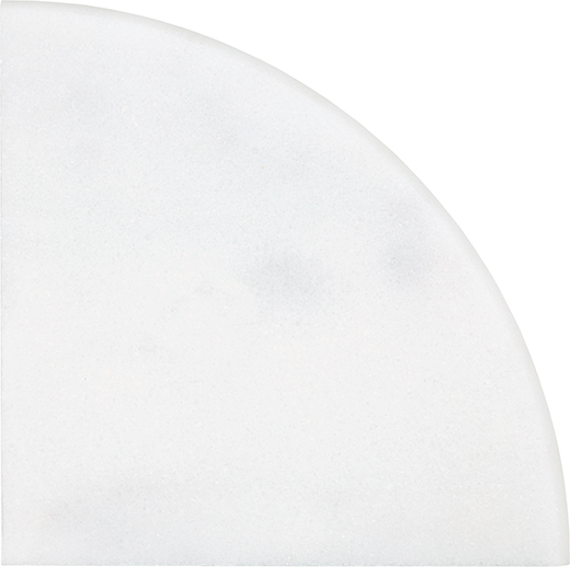 Bianco Venatino Honed 9" Corner Shelf | Marble | Trim
