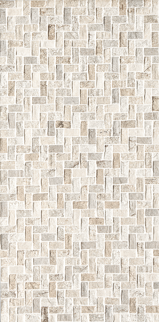 Outlet Camelot Luce - Outlet Matte 12"x24" Weave Wall Deco Luce | Color Body Porcelain | Wall Dimensional