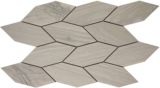 Catalan Dune Natural Leaf Mosaic Dune | Color Body Porcelain | Floor/Wall Mosaic