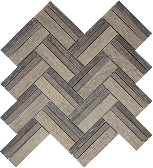 Catalan Woodchunk Natural Herringbone Mosaic Woodchunk | Color Body Porcelain | Floor/Wall Mosaic