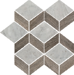 Cava Cavblu Matte/Honed Tiziano Mosaic Cavblu | Color Body Porcelain | Floor/Wall Decorative Mosaic