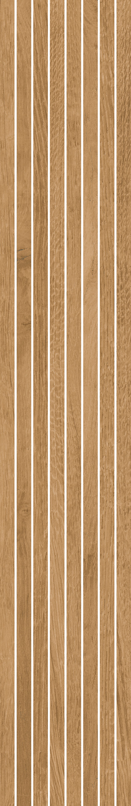 Columbia Honey Matte 8"x48" Linear Honey | Color Body Porcelain | Floor/Wall Mosaic