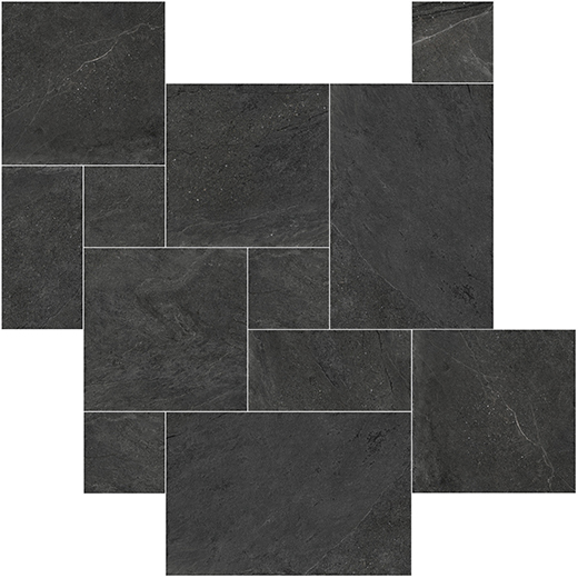 Concord Dark Matt Modular Mosaic Dark | Color Body Porcelain | Floor/Wall Tile