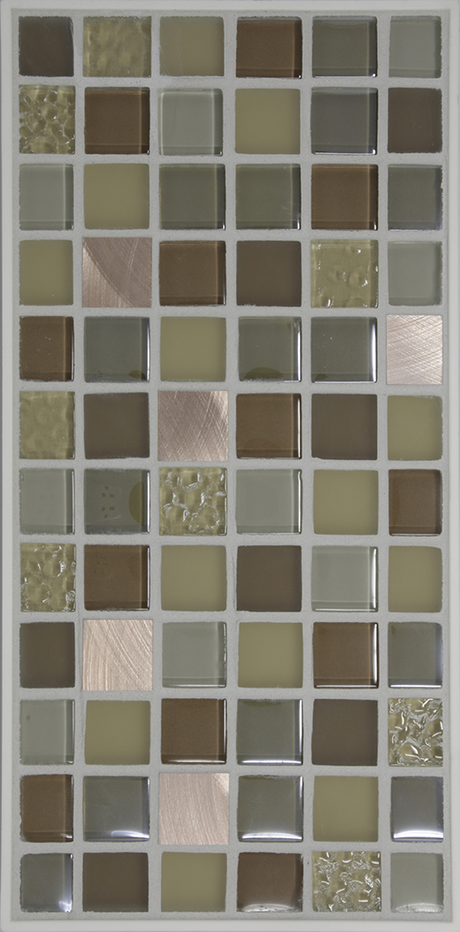 CONFECTIONS 1X1 MOSAIC PRALINE | Glass | Wall Mosaic