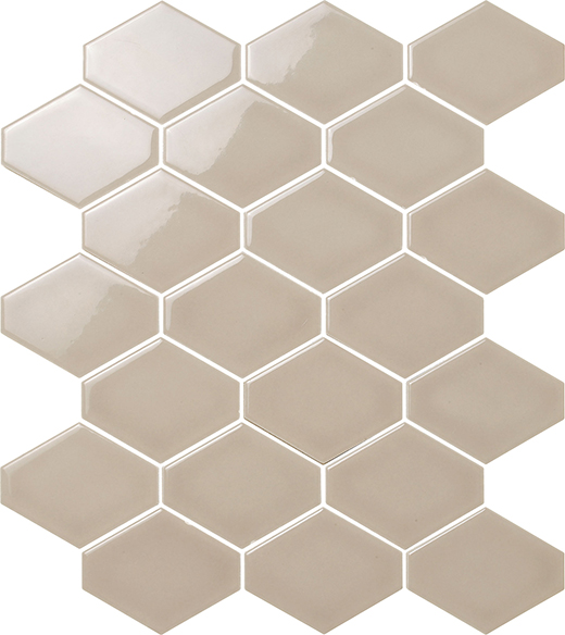 Outlet Contempo Steel Glossy Flat Mosaic Steel | Ceramic | Wall Mosaic