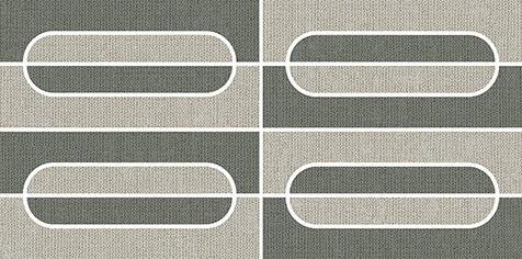 Cuadros Moss/Sand Matte 4"x8" Semi Oval Mosaic | Color Body Porcelain | Floor/Wall Mosaic