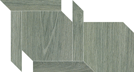 Distance Barley Matte 10"x13" Twist Mosaic Sheet Barley | Ceramic | Decorative Floor/Wall Mosaic