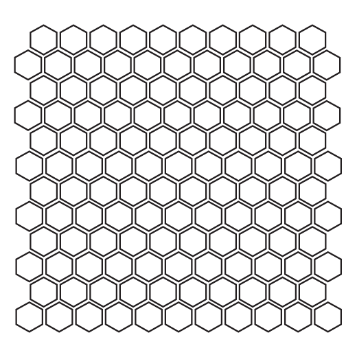 Eastern White Eastern White Honed 1" Hexagon | Marble | Floor/Wall Mosaic