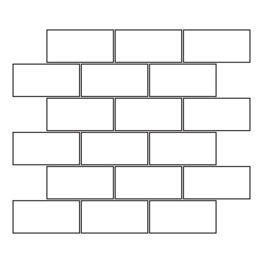 Outlet Eastern White Eastern White - Outlet Honed 2"X4" Brick | Marble | Floor/Wall Mosaic