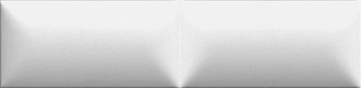 Empire Polar White Matte 2"x8" Padded | Ceramic | Wall Dimensional