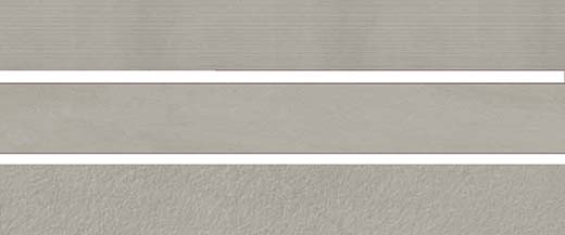 Outlet Encounter Grey - Outlet Mixed 3"x24" Listello Grey | Color Body Porcelain | Floor/Wall Decorative