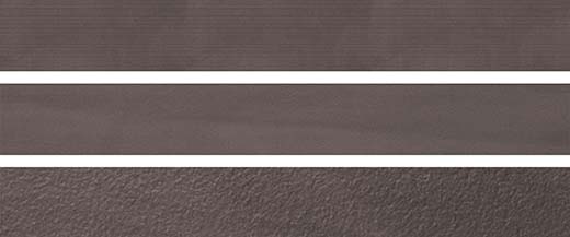 Outlet Encounter Mud - Outlet Mixed 3"x24" Listello Mud | Color Body Porcelain | Floor/Wall Decorative