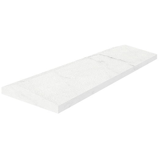 Eterna Bianco Honed 4"x12" Prisma | Marble | Floor/Wall Dimensional