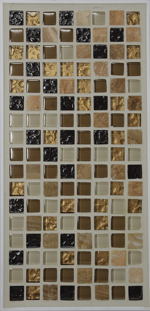GMB SERIES 5/8X5/8 MOSAIC BROWN/GOLD/DES SAND | Glass | Wall Mosaic