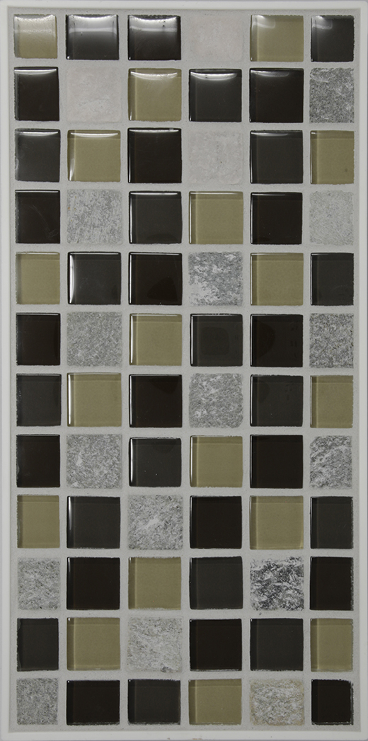 GSL SERIES 1X1 MOSAIC STONE/ BEIGE/TAUPE/BROWN | Glass | Wall Mosaic