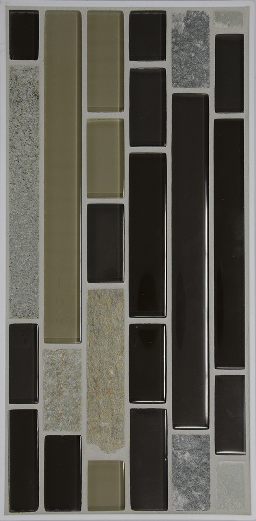 GSL SERIES RANDOM BRICK MOSAIC STONE/BEIGE/TAUP/BROW | Glass | Wall Mosaic