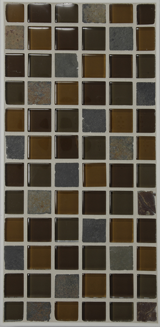 GSL SERIES 1X1 MOSAIC SLATE/ | Glass | Wall Mosaic