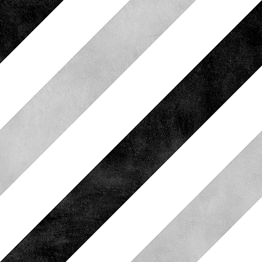 Gallery White Natural 6"x6" Deco Stripes | Glazed Porcelain | Floor/Wall Tile Decorative