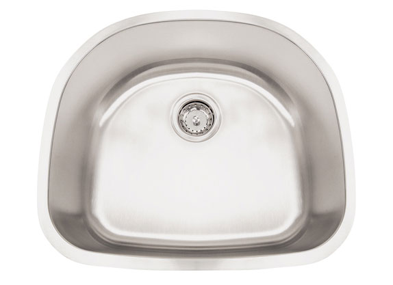 Genrose Kitchen Sinks Stainless Steel Brushed Single D | Stainless Steel | Sink