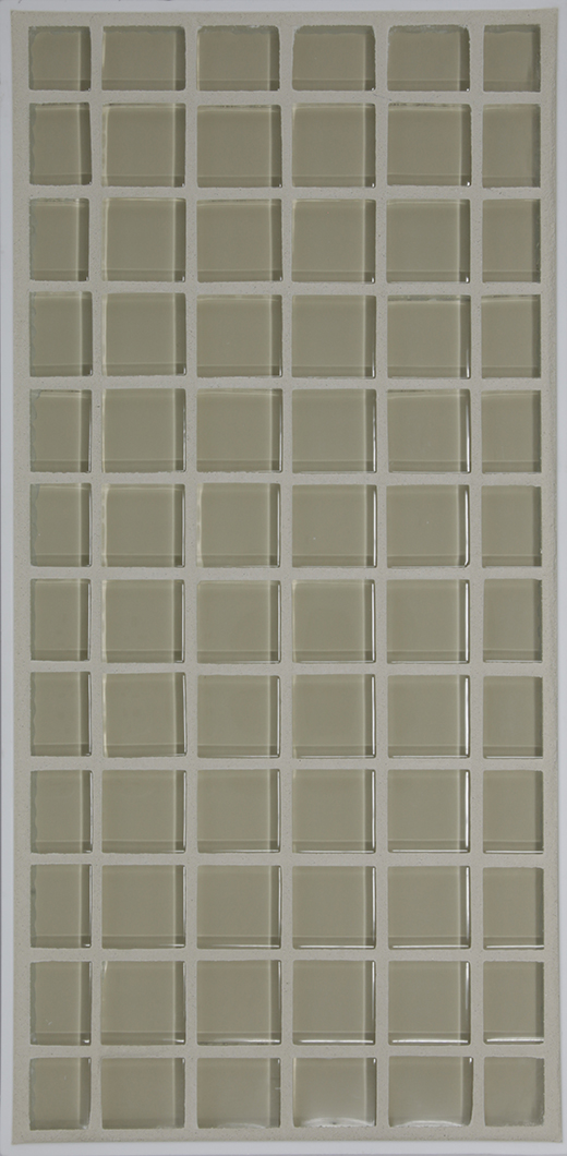 BEIGE 1X1 MOSAIC GLOSSY | Glass | Wall Mosaic