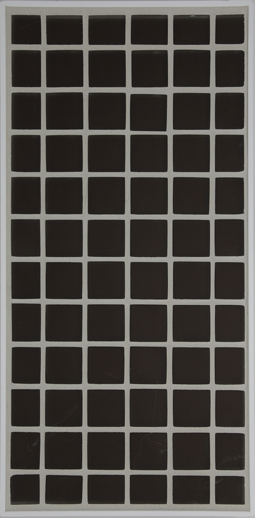 BROWN 1X1 MOSAIC FROSTED | Glass | Wall Mosaic