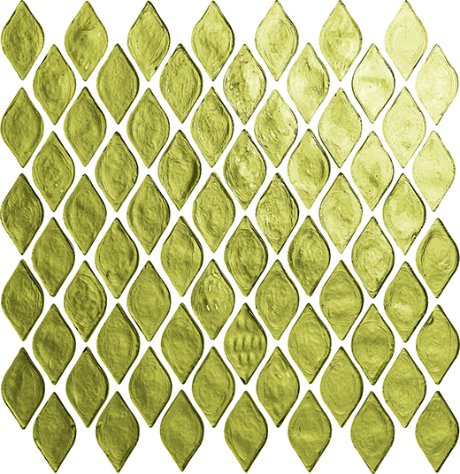 CADENCE 1.25X2.5 MOS CITRINE | Glass | Wall Mosaic