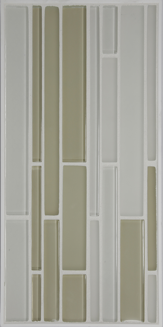 DESERT POLISHED/MATTE STRIP | Glass | Wall Mosaic