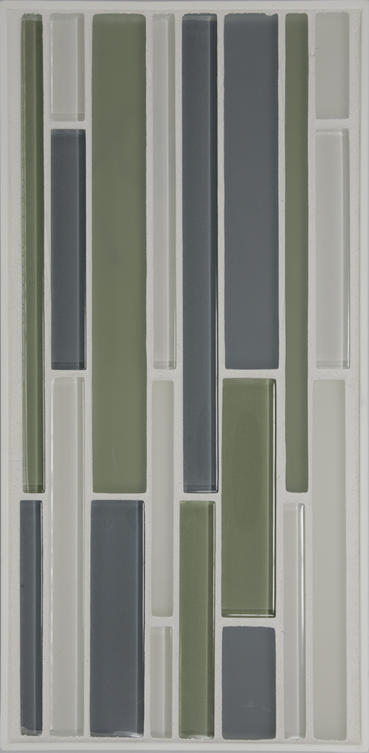 FOREST POLISHED/MATTE STRIP | Glass | Wall Mosaic