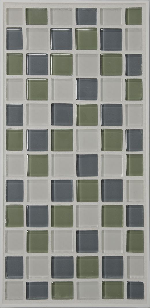 FOREST 1X1 MOSAIC POLISHED | Glass | Wall Mosaic