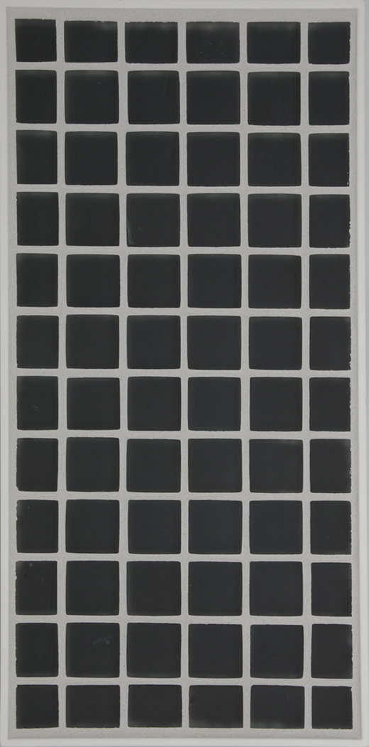 GREY 1X1 MOSAIC FROSTED | Glass | Wall Mosaic