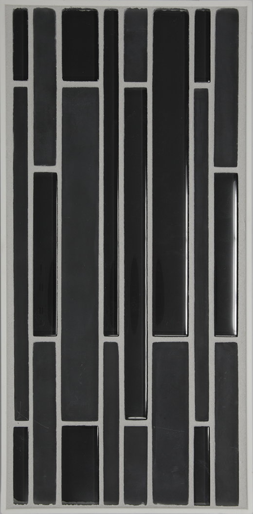 GREY MULTI STRIP MOSAIC MIXED | Glass | Wall Mosaic