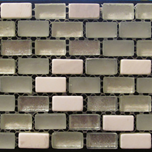METALLIC MOSAICS MINI BRICK | Glass | Wall Mosaic