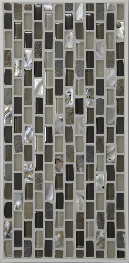 SEASIDE MINI BRICK MOSAIC SAND MATTE | Glass | Wall Mosaic
