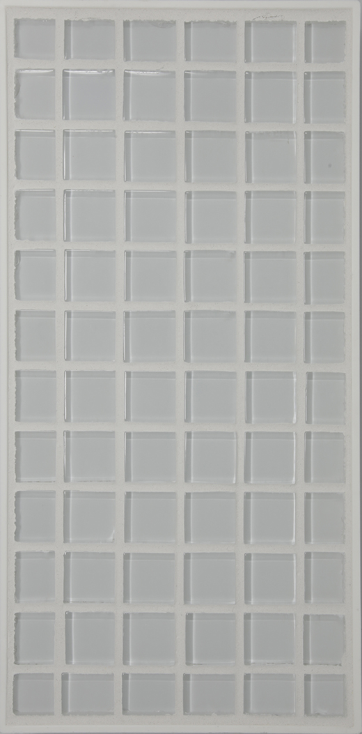 SUPER WHITE 1X1 MOSAIC GLOSSY | Glass | Wall Mosaic