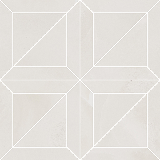 Indalgo Onyx Polished 6"x6" Mosaic Deco Onyx | Color Body Porcelain | Floor/Wall Mosaic