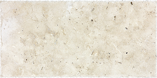 Ivory (Travertine) Chiseled & Br-shed 8"x16" | Travertine | Floor/Wall