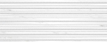 Outlet Mainstay White Glossy 8"x20" Linear Deco White | Porcelain | Wall Decorative