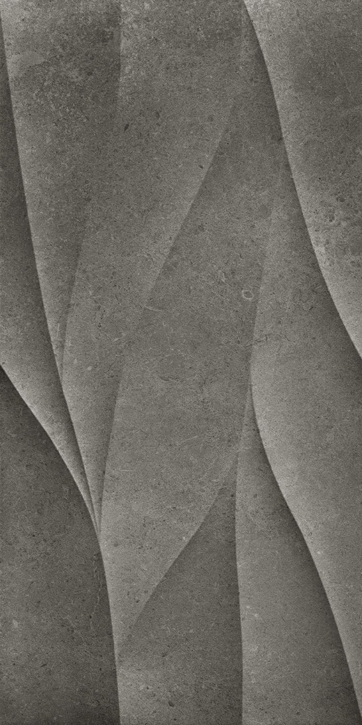 Majesty Antracite Natural 16"x32" Deco Antracite | Glazed Porcelain | Wall Dimensional