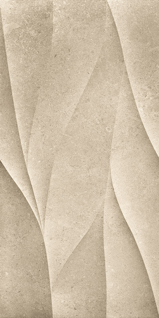 Majesty Beige Natural 16"x32" Deco Beige | Glazed Porcelain | Wall Dimensional