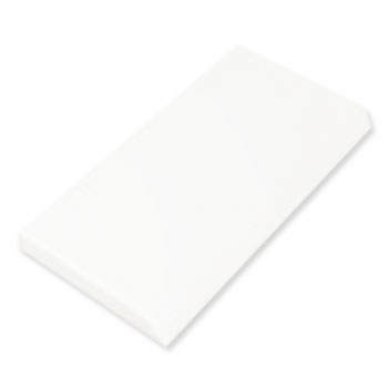 Manhattan White Matte 3"x6" Long Bullnose | Ceramic | Trim