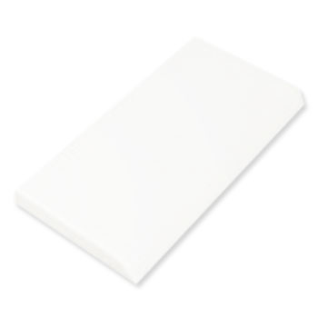 Outlet Manhattanville White Matte 3"x6" Long Bullnose | Ceramic | Trim