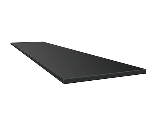 Marmiline Marmiline Midnight Polished 18"x47" Bench | Composite | Bench