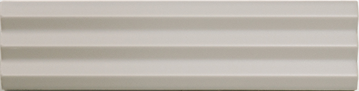 Match Ash Matte 2.5"x10" Angled Ash | Ceramic | Wall Dimensional