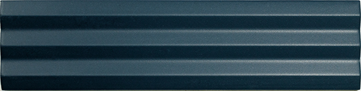 Match Midnight Blue Matte 2.5"x10" Angled Midnight Blue | Ceramic | Wall Dimensional