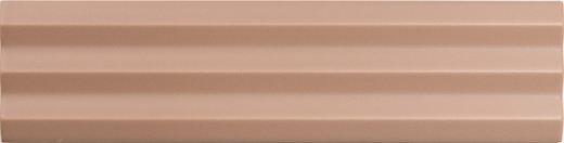 Match Tan Matte 2.5"x10" Angled Tan | Ceramic | Wall Dimensional