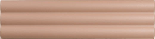 Match Tan Matte 2.5"x10" Curved Tan | Ceramic | Wall Dimensional